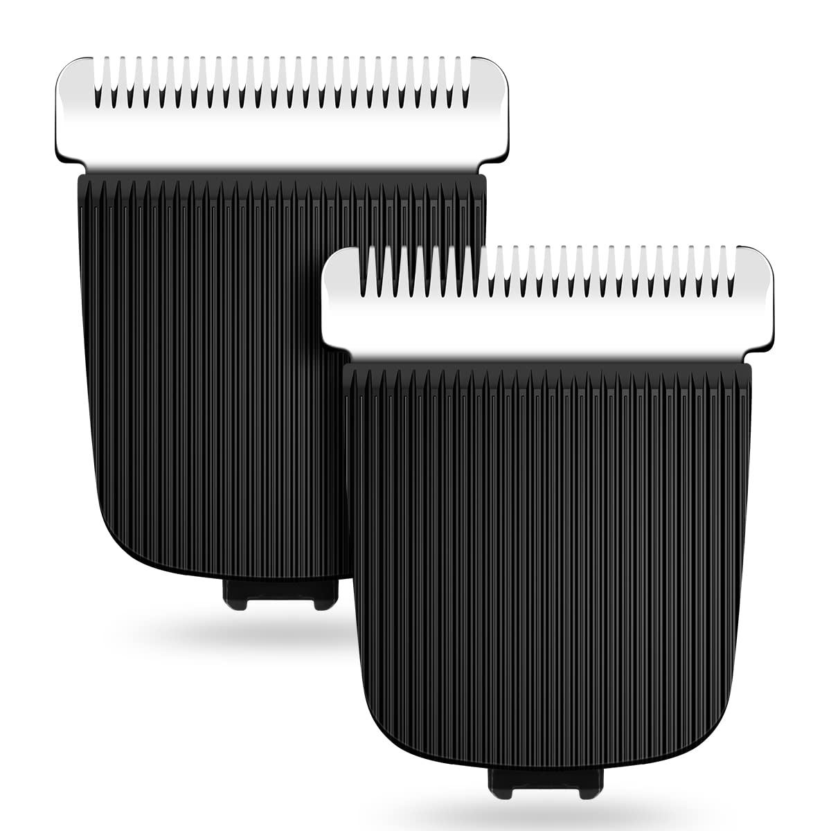 Version 1.0.0 2 Pack Replacement Blade for Manscaped The Lawn Mower Electric Groin Hair Trimmer Blade, Hygienic Snap-In Replacement Blades Compatible with Manscaped Lawn Mower 4.0 3.0 2.0 Replaceable Blade, Black - Image 1