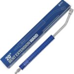 Essential Washer Pressure Washer Wand Extension | 20" Curved Stainless Steel With Molded Grip | 4000 PSI