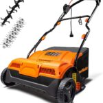 LawnMaster GVB1316 Electric 16” 13 Amp Dethatcher and Scarifier with 12 Gallon Collection Bag