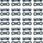 SING F LTD 20 Sets Chainsaw Chain Joining Links Chainsaw Master Link Repair Preset Strap Compatible with Small 3/8LP Gauge 1.3mm Chain Fit for Chains from 33 to 70 Links