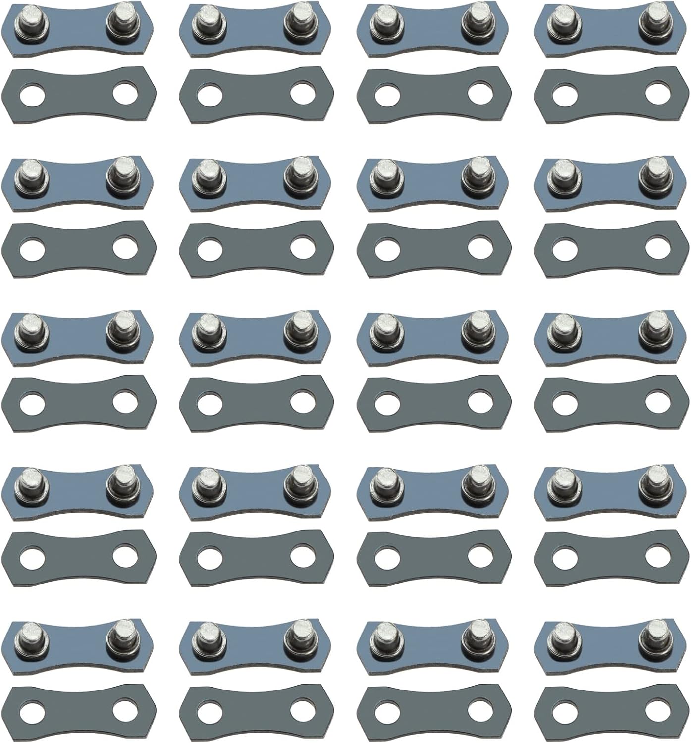 71w5pusmalL._AC_SL1500_ SING F LTD 20 Sets Chainsaw Chain Joining Links Chainsaw Master Link Repair Preset Strap Compatible with Small 3/8LP Gauge 1.3mm Chain Fit for Chains from 33 to 70 Links - Image 1