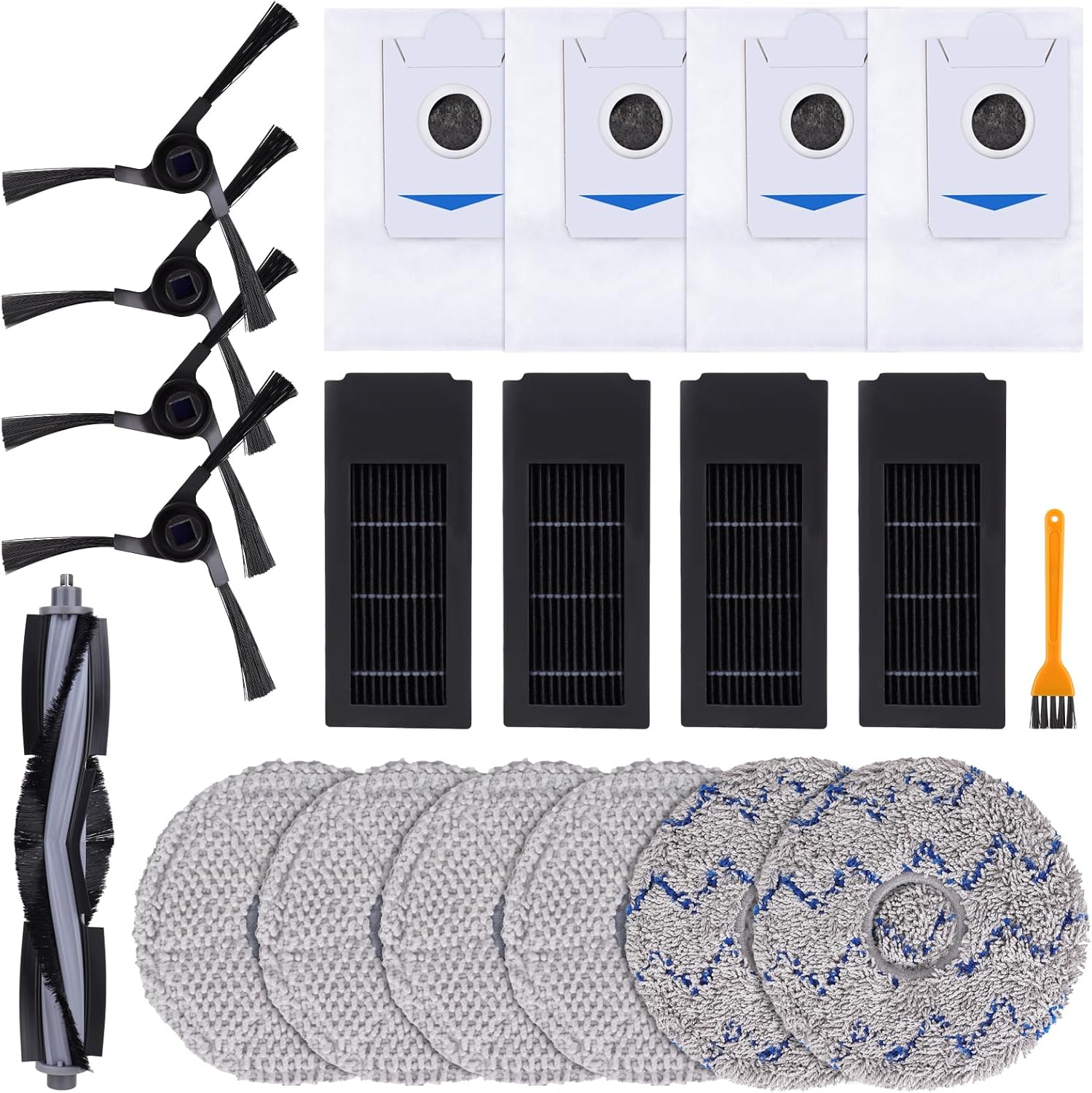 81-Vi8KJDwL._AC_SL1500_ Replacement Parts for Ecovacs Deebot X2 / X2 Omni / X2 Pro / DEX86/ T30S / T30S PRO Robot Vacuum Cleaner - Spare Accessories Kit (Not for T30S COMBO) - Image 1
